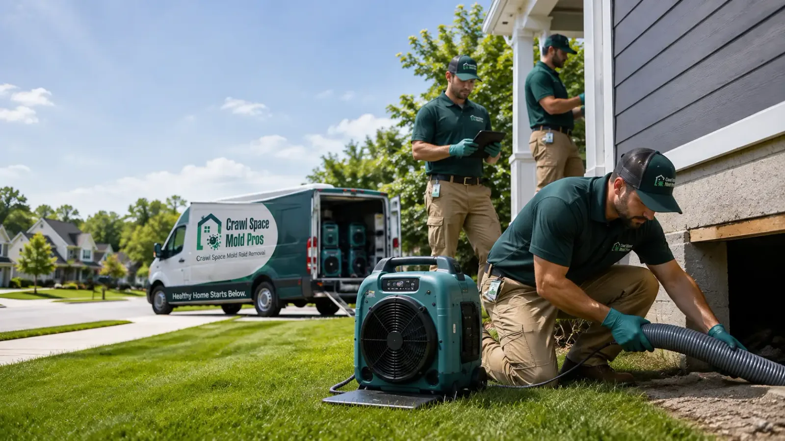 Crawl Space Mold Removal in West Bend, WI